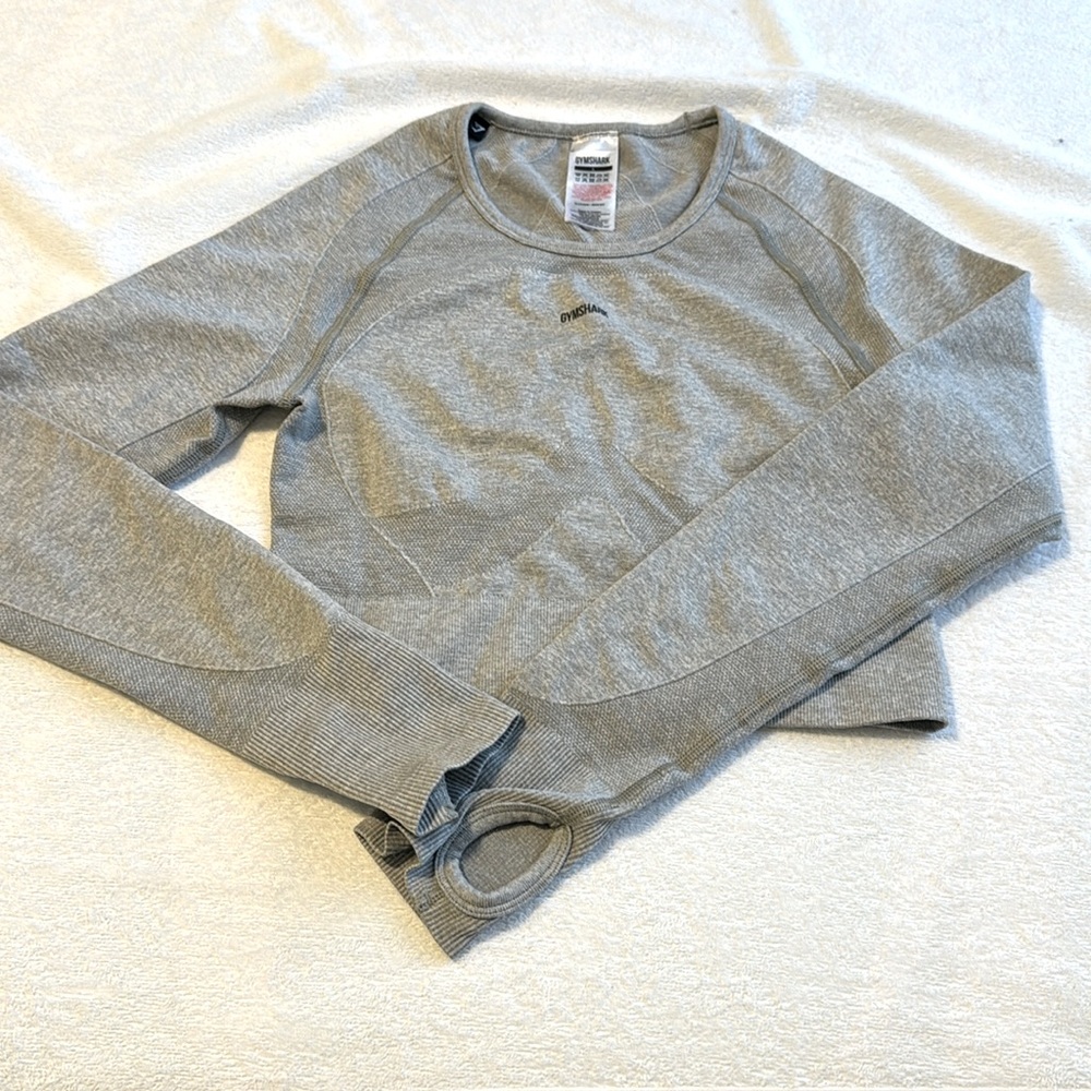 Gymshark long sleeve crop top